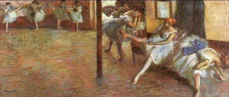 Edgar Degas Ballet Rehearsal 1891
